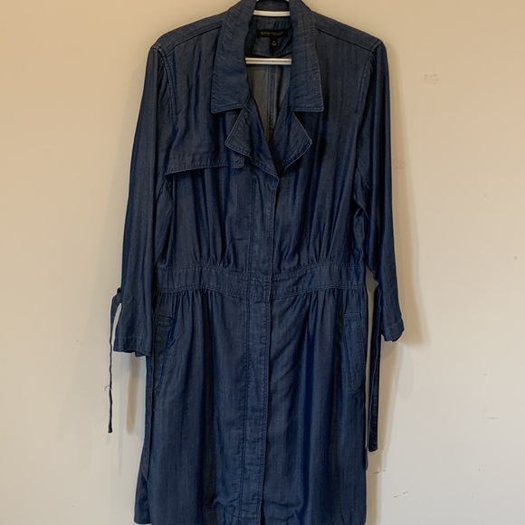 Banana Republic Jeans Dress SZ 14 - Picture 2 of 8